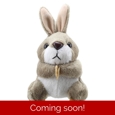 Grey Rabbit Finger Puppet